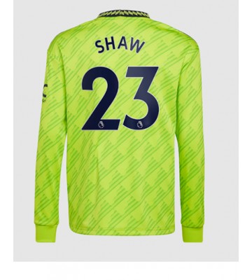 Manchester United Luke Shaw #23 Tredjedrakt 2022-23 Langermet